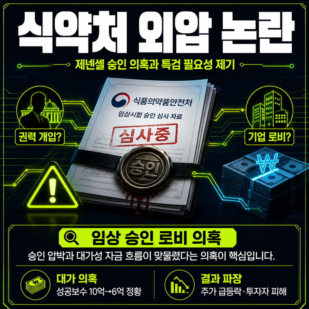 식약처 외압 논란