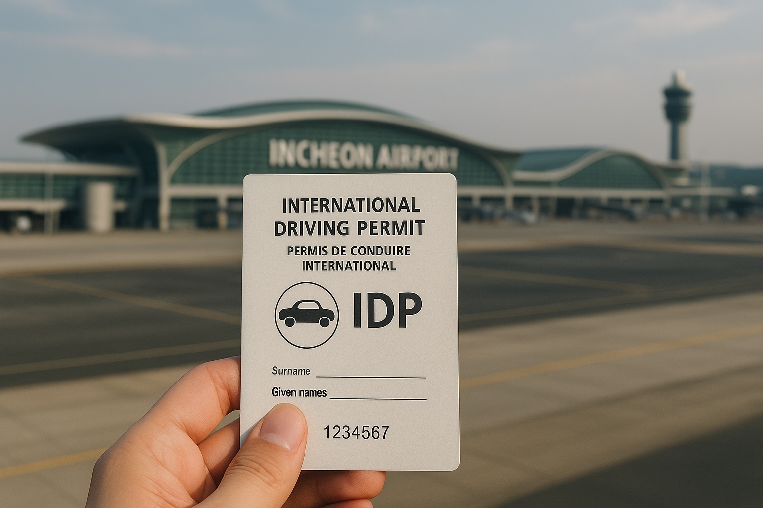 인천국제공항 국제운전면허증 이미지