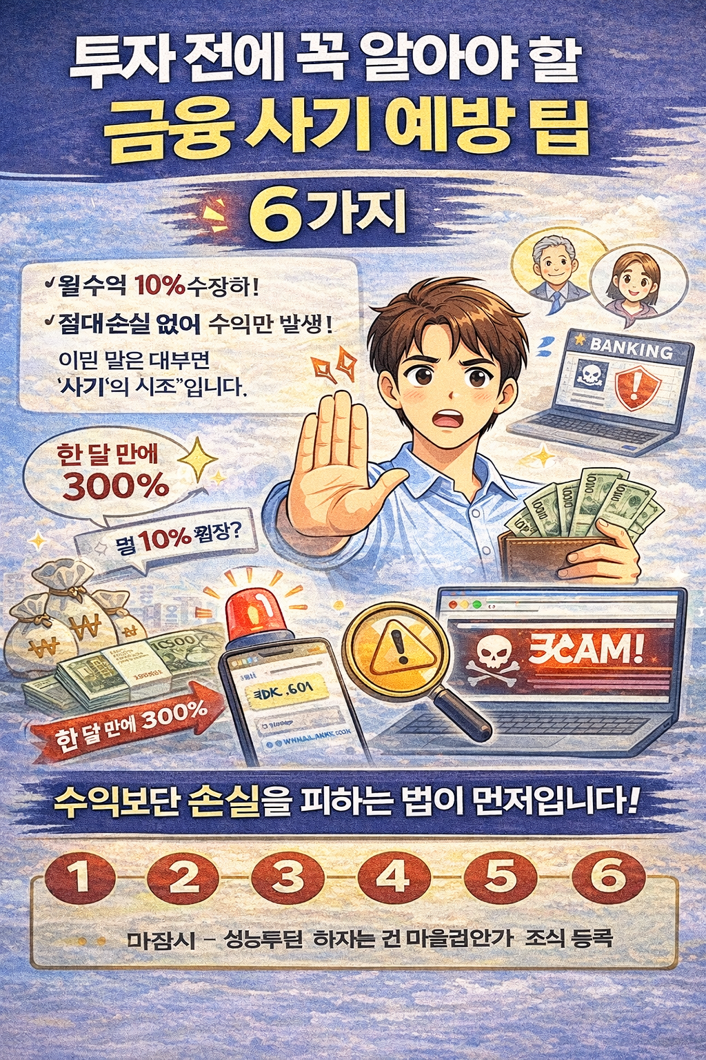 금융 사기 예방 팁 6가지