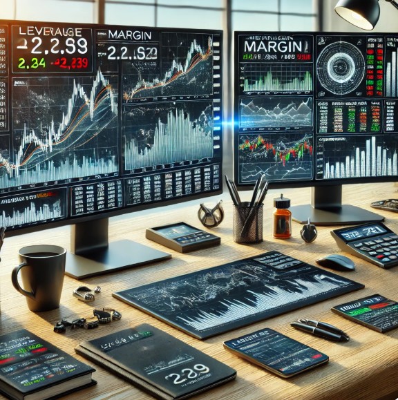 선물거래 용어가 나타나 있는 모니터 화면의 이미지