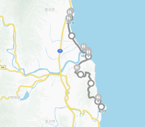 경북 영덕 관관명소 가볼만한곳 걷기 여행 해파랑길 22, 23코스