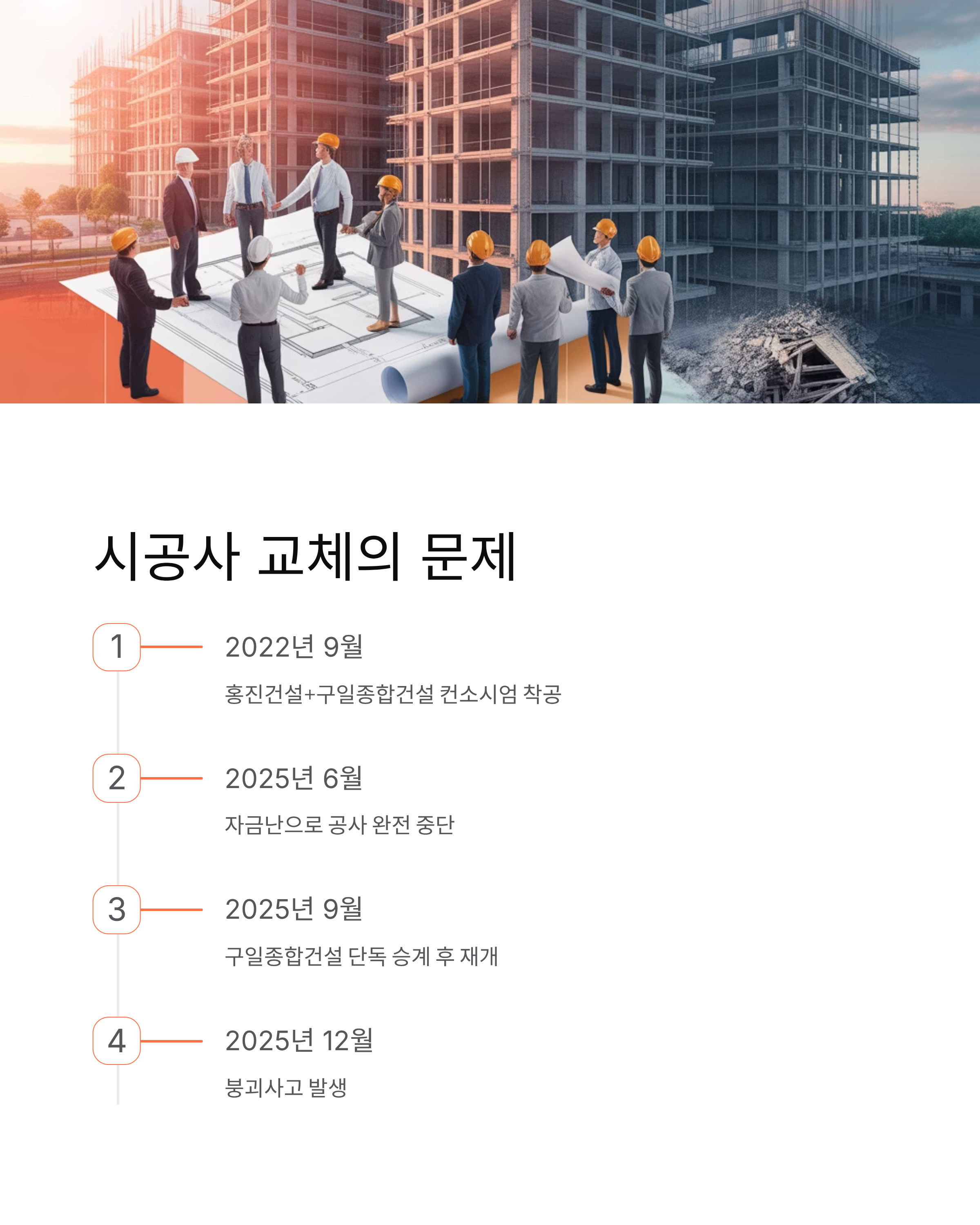 광주대표도서관 붕괴사고 - 4명 사망·감리업체·시공사·원인 총정리
