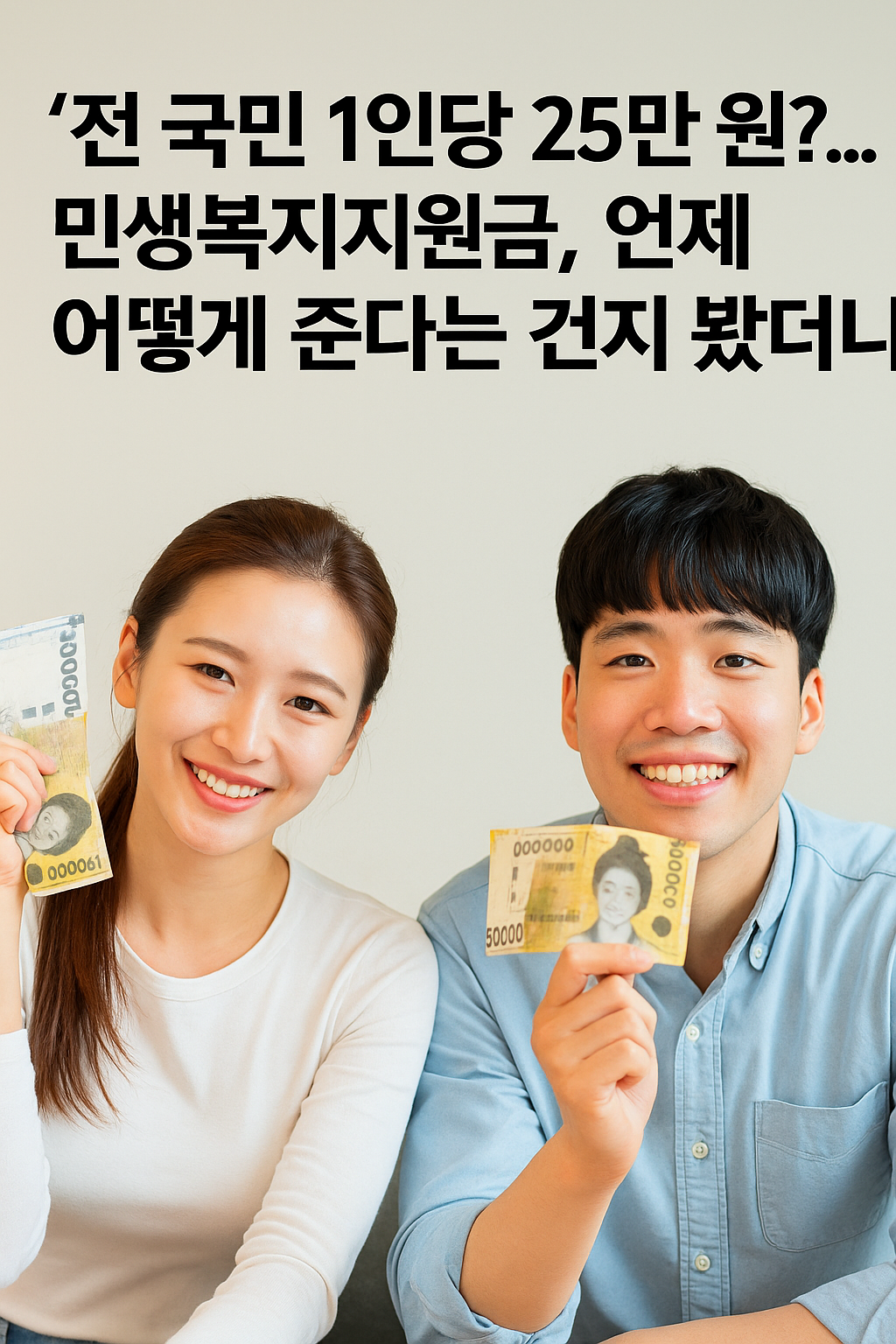 민생복지지원금 25만원