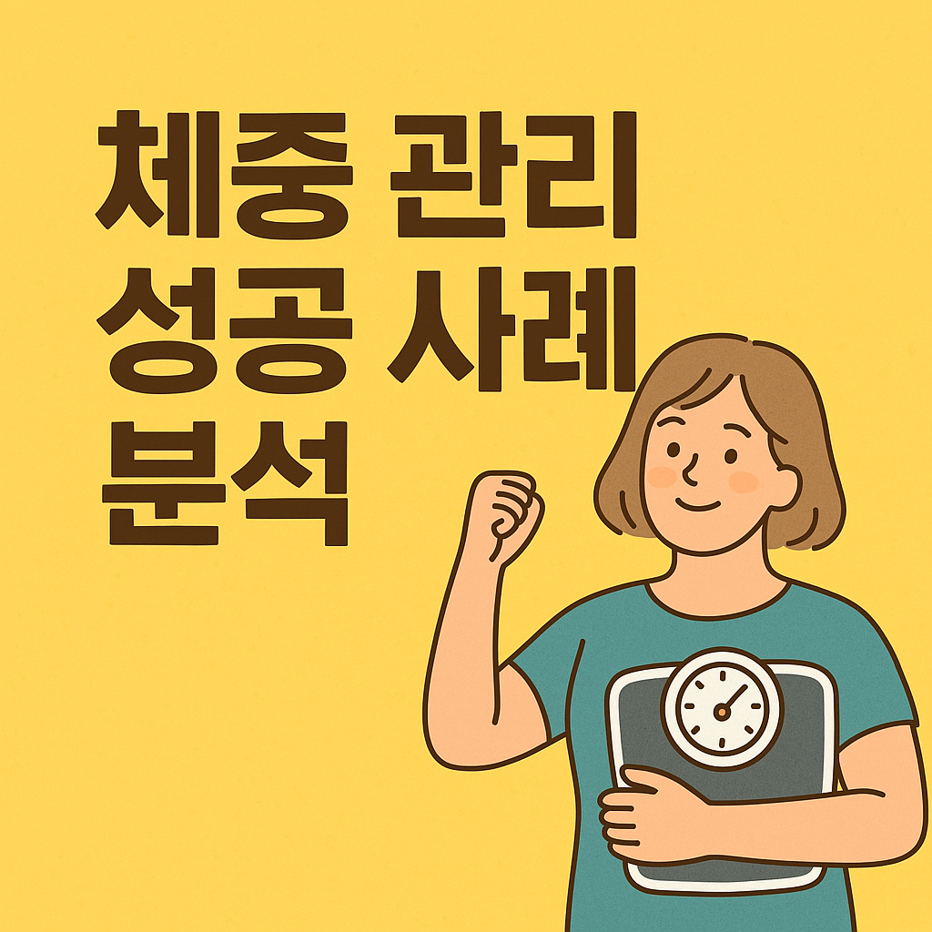 체중관리성공 사례 분석