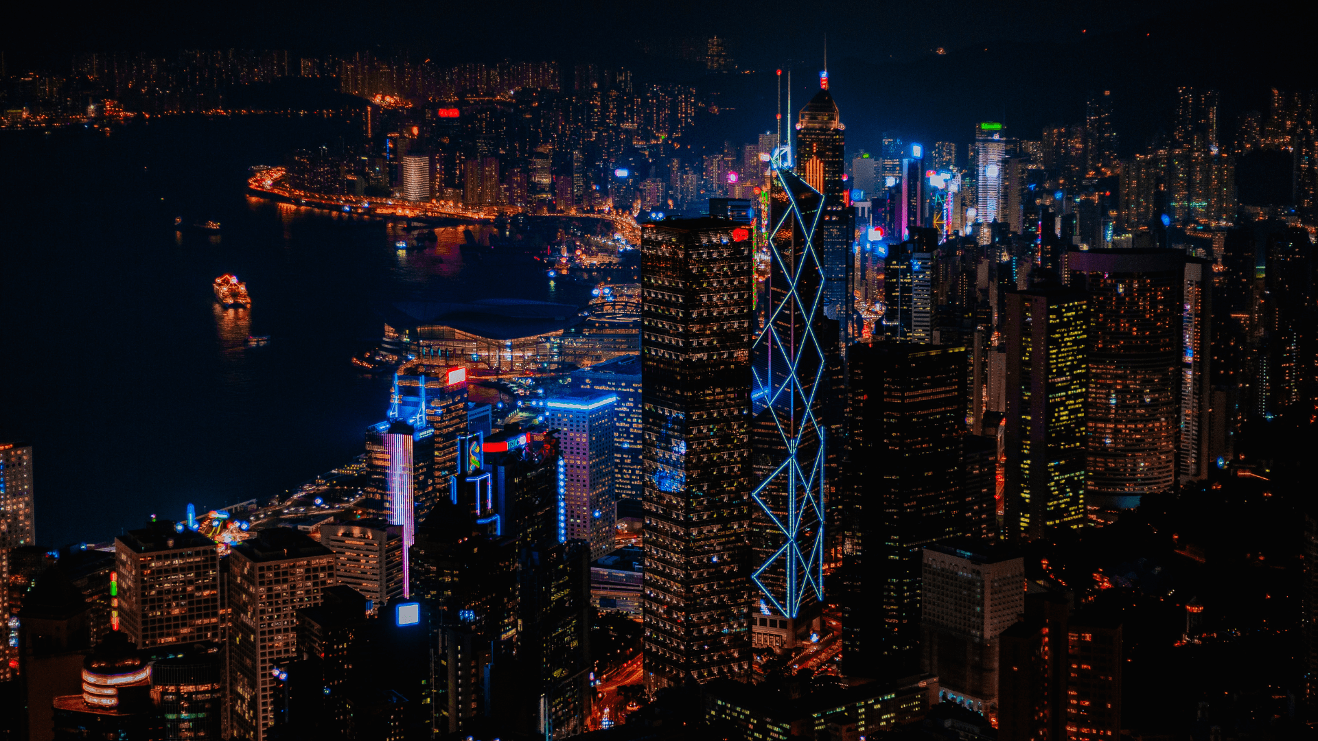 홍콩 야경-해외 여행-스타 페리-홍콩 여행