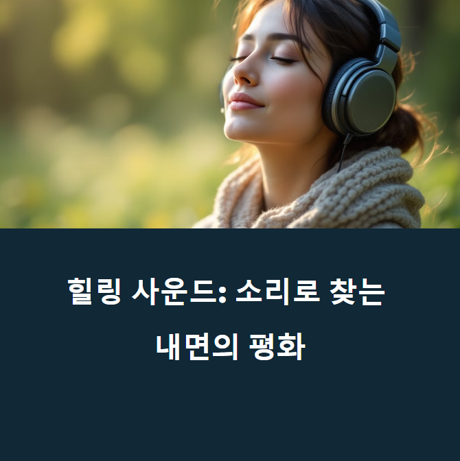 힐링 사운드의 마법! 스트레스 수치 30분 만에 절반으로에 대한 이미지