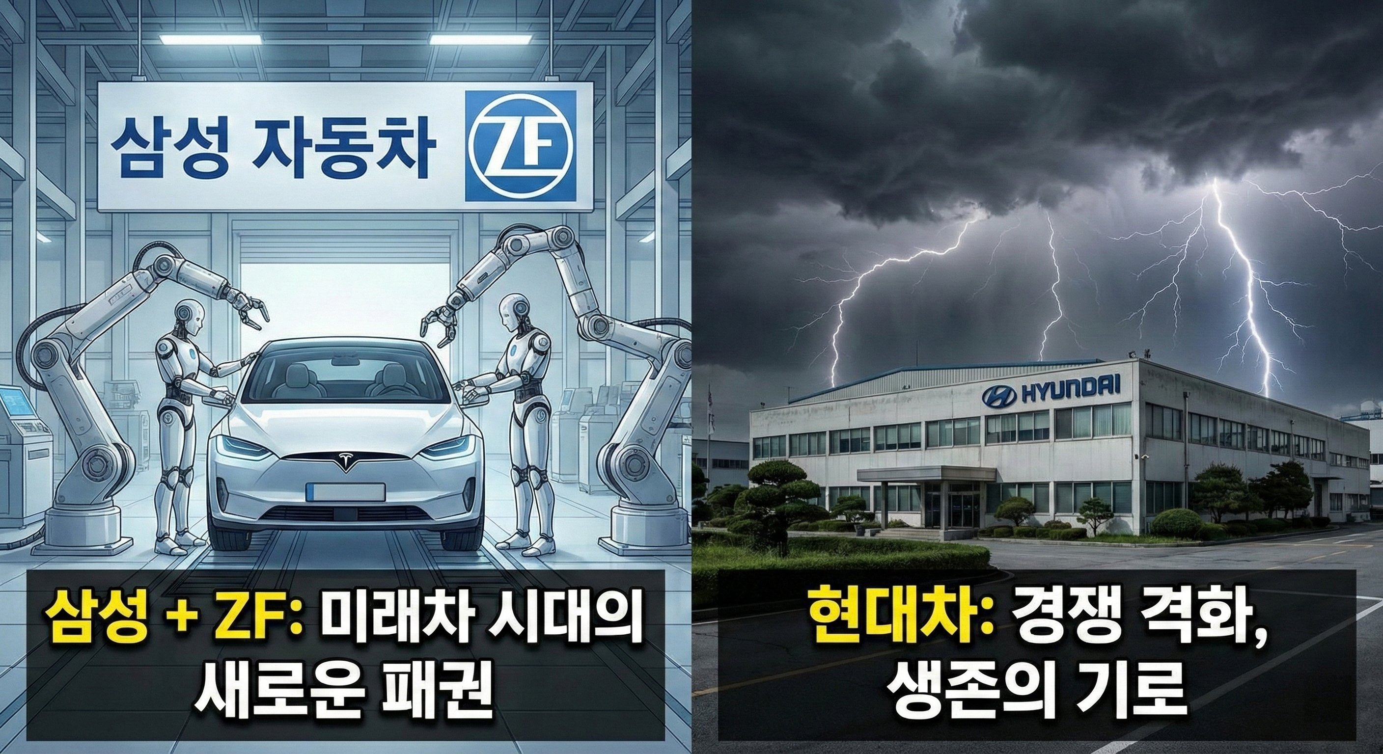 삼성자동차와 현대자동차의 비교