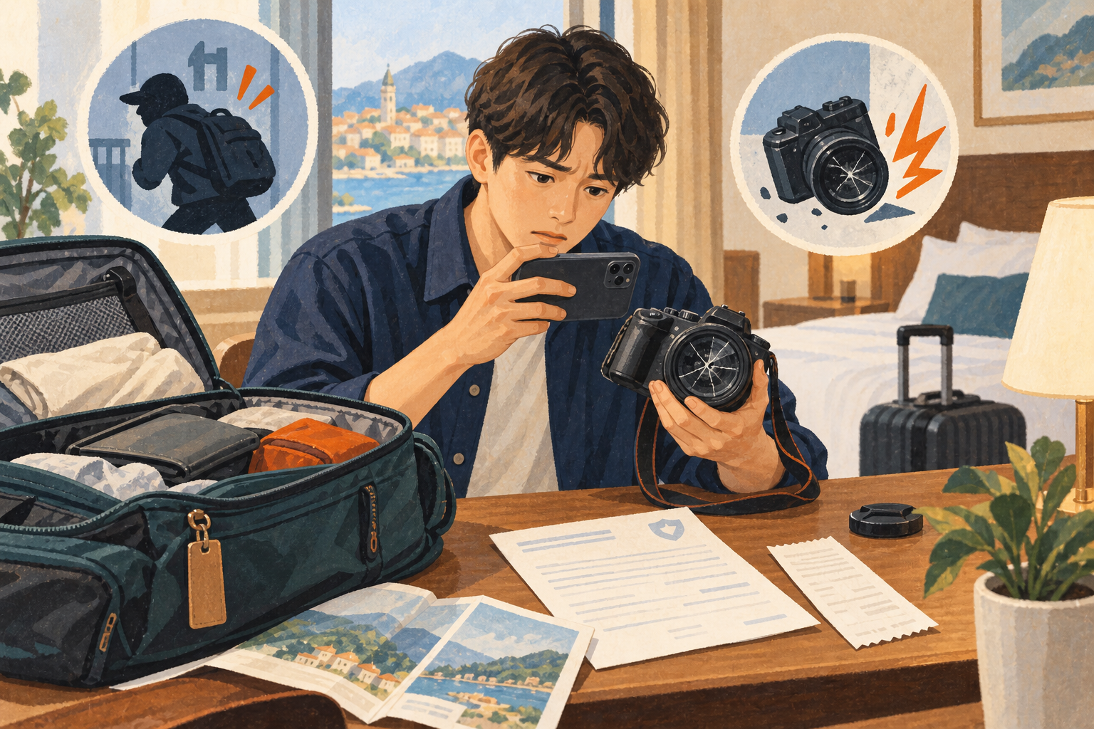 사고 경위와 물품 상태, 구입&middot;수리 자료를 실제 있었던 사실대로 기록합니다.