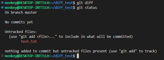 git status 1