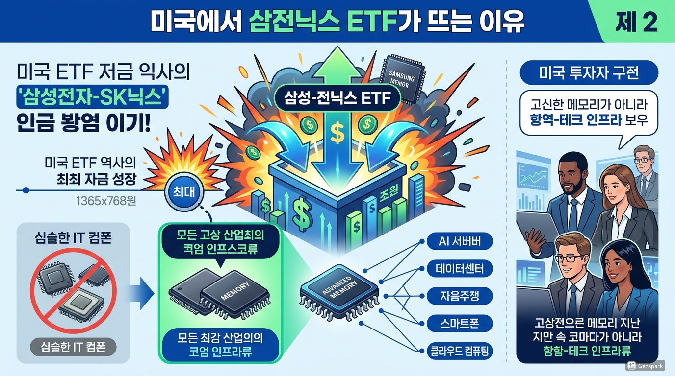 미국에서 삼전닉스 ETF가 뜨는 이유