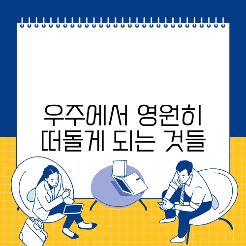 우주에서 영원히 떠돌게 되는 것들