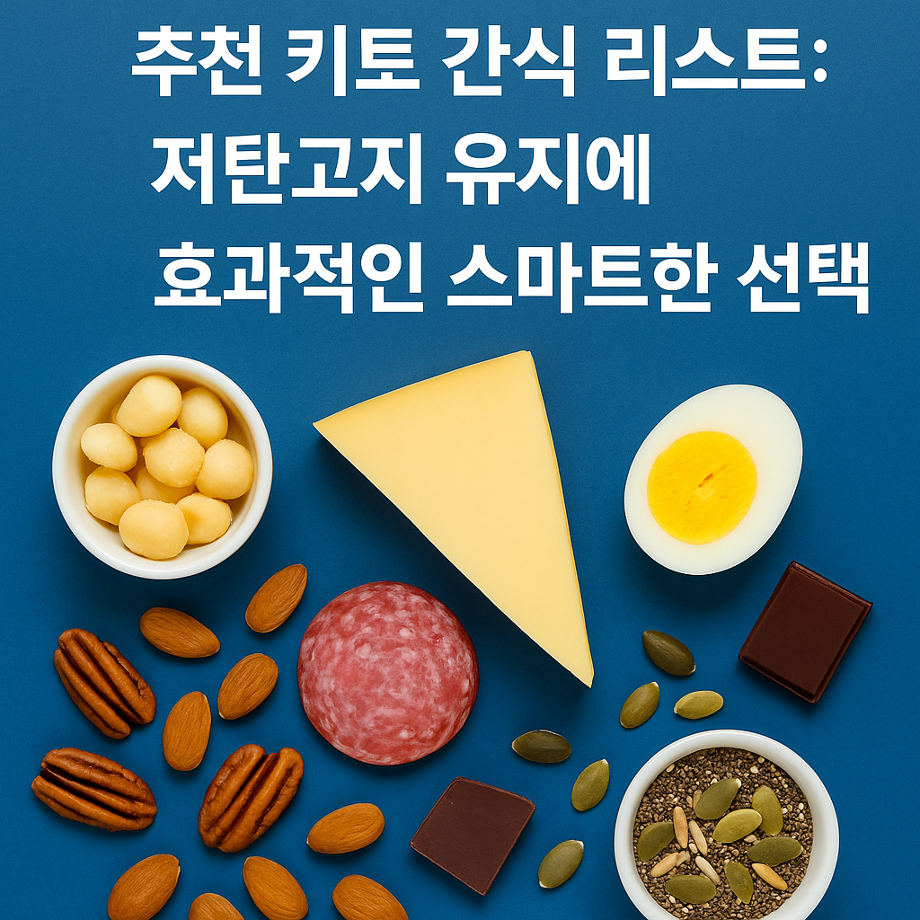 저탄고지 유지에 효과적인 스마트한 선택