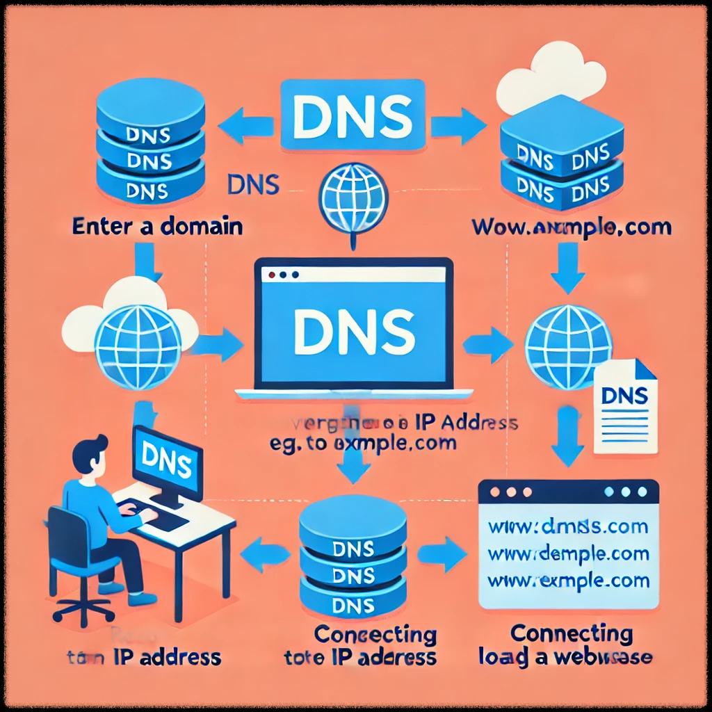 DNS 시스템 작동 과정