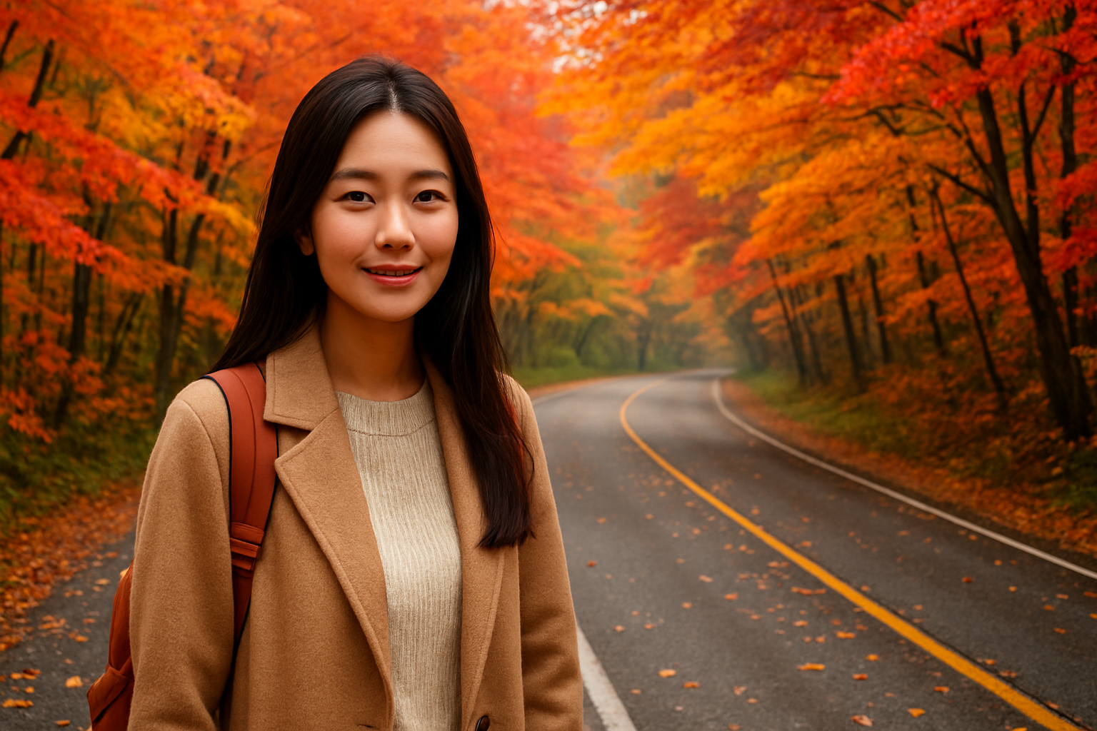 일본 가을 단풍 지도 이미지