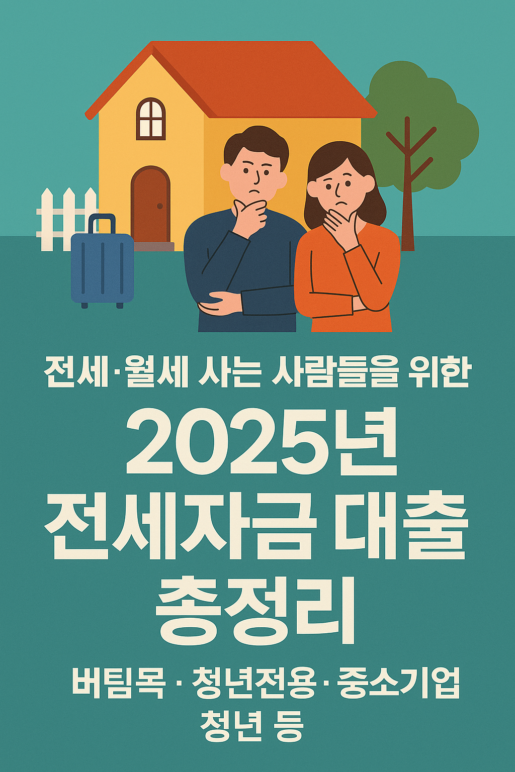 전세·월세 사는 사람들을 위한 2025년 전세자금 대출 총정리