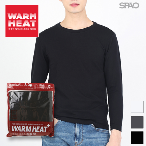 스파오 SPAO 남성 크루넥 웜히트플러스 SPXV84TU10