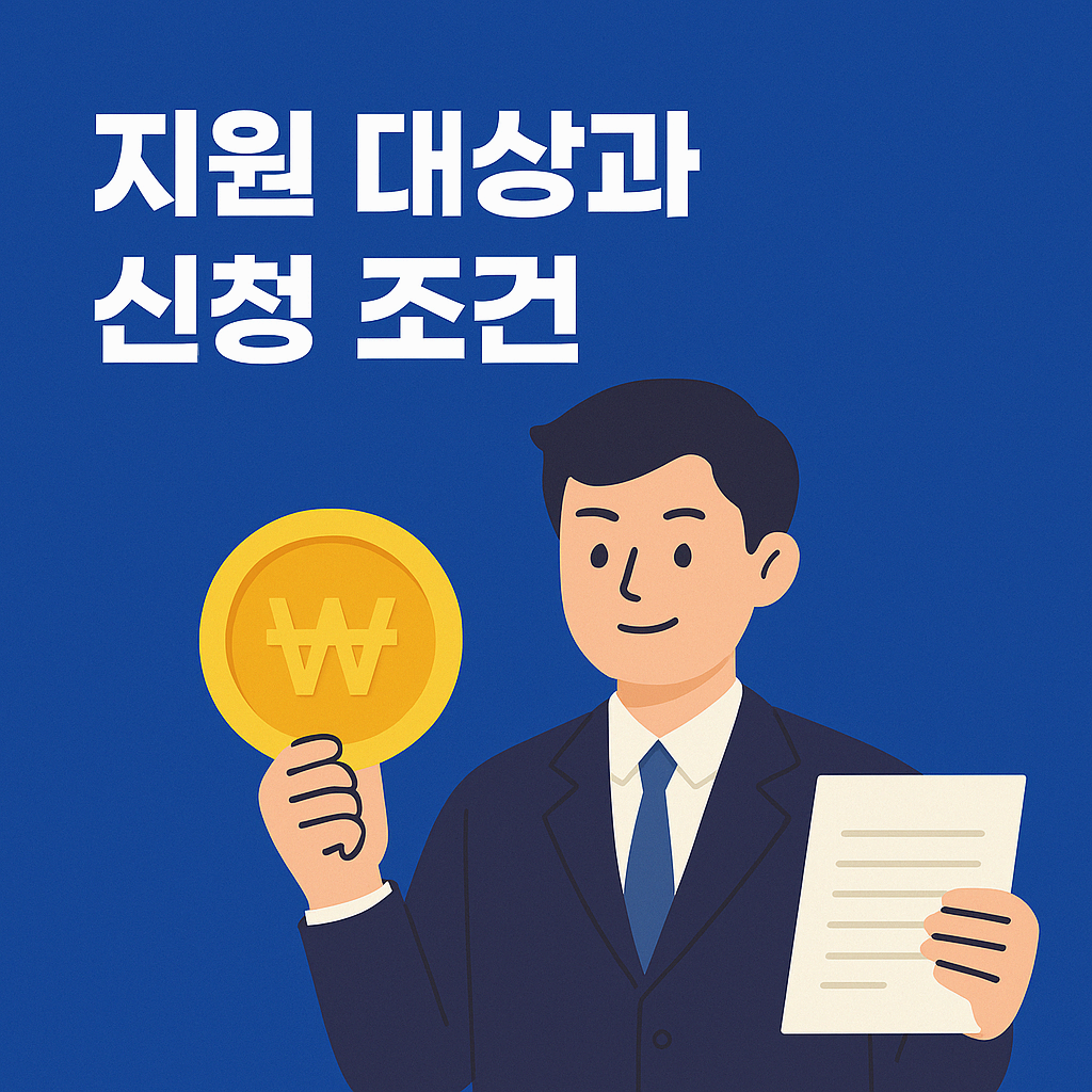 지원 대상과 신청 조건