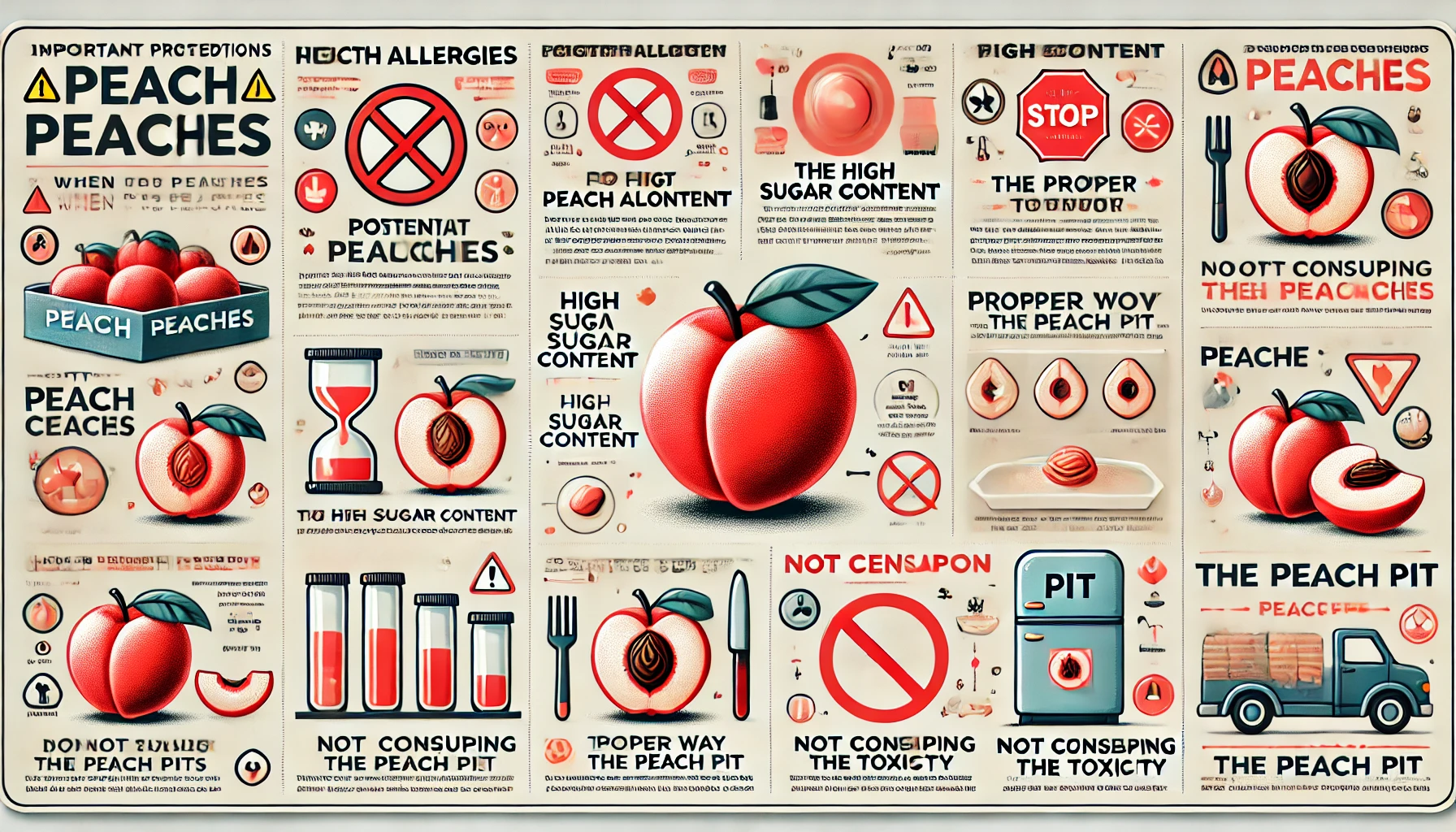 복숭아 섭취 시 주의사항