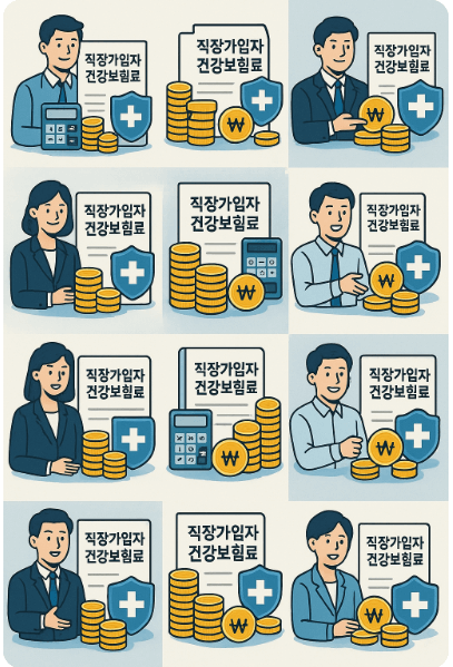 직장가입자 건강보험료 사진