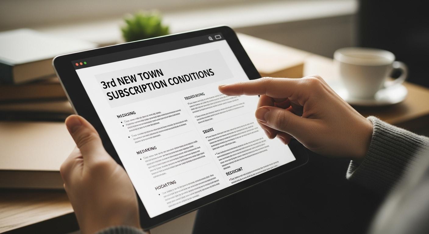 3기 신도시 청약 조건