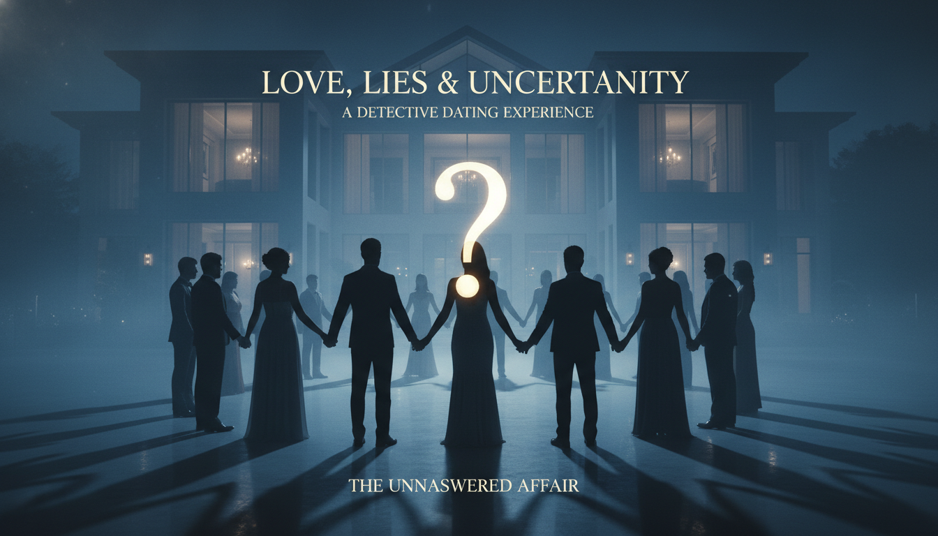 나는솔로 31기 역대급 스펙과 미스터리한 반전 결말을 암시하는 출연자들의 실루엣과 물음표