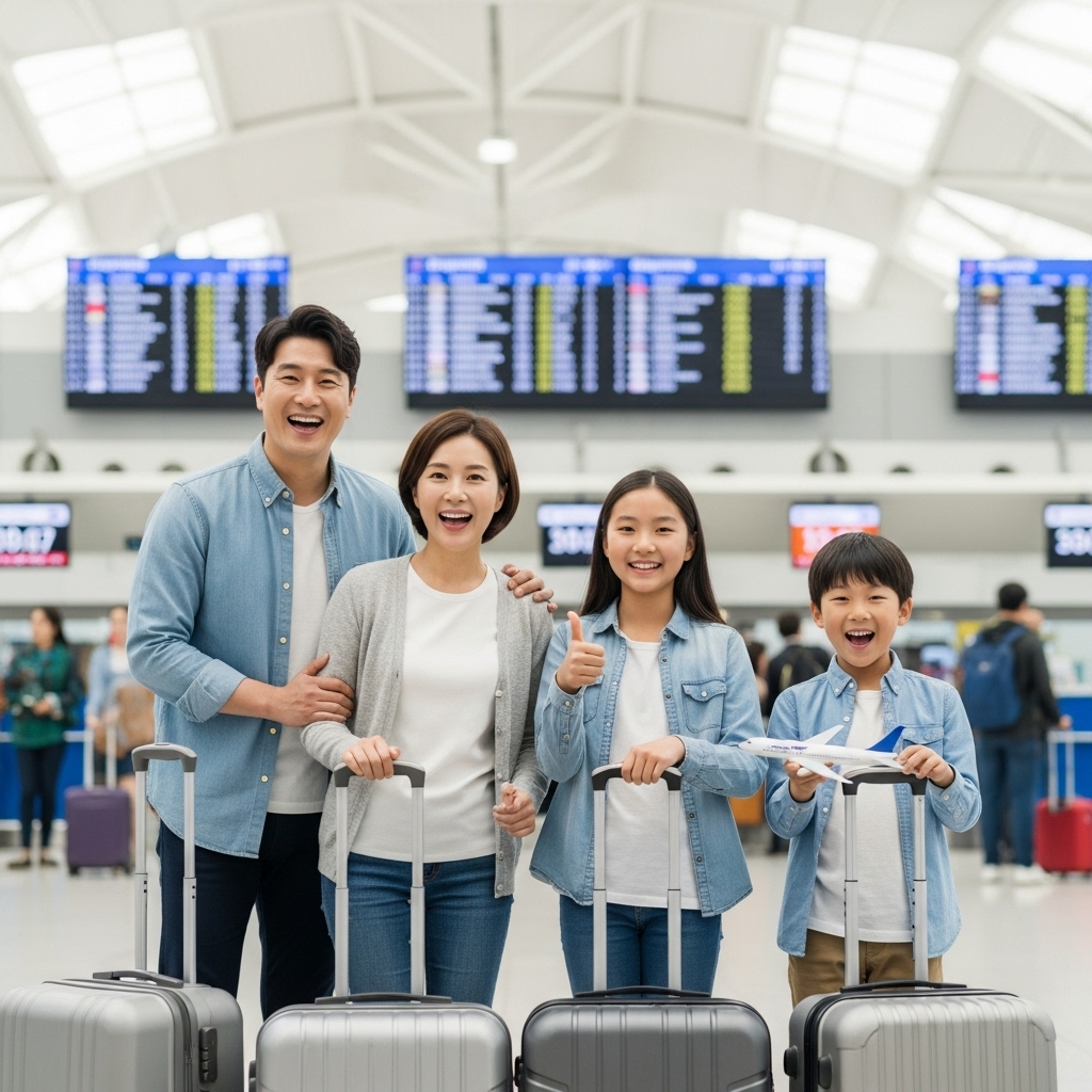 가족과 해외 여행