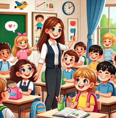 초등학생과 선생님이 만난 첫만남사진