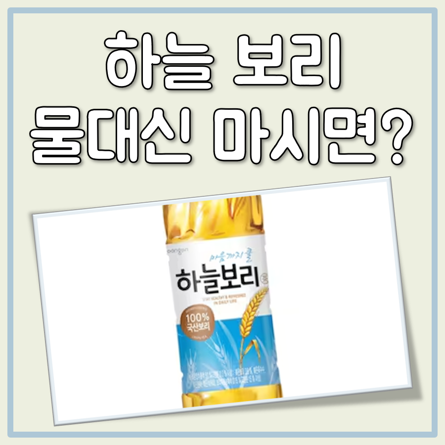 하늘보리 물 대신 대표 이미지
