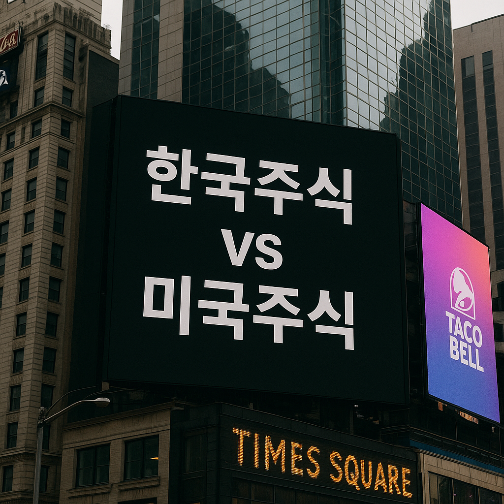 미국 주식과 한국 주식 비교, 어디에 투자해야 할까?
