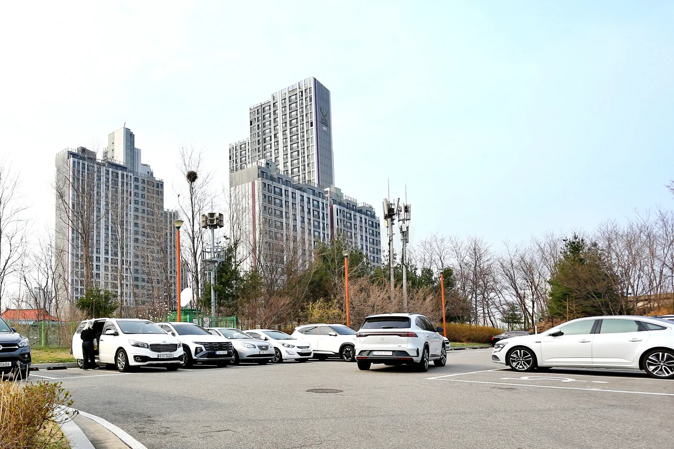 속초관광수산시장 주차 대안인 속초시청 제2주차장 전경