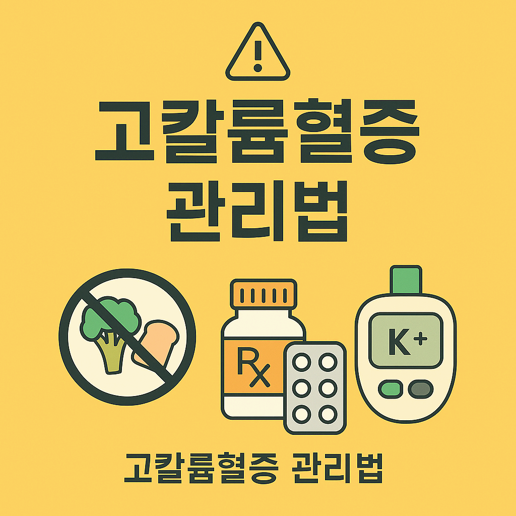 고칼륨혈증 관리법