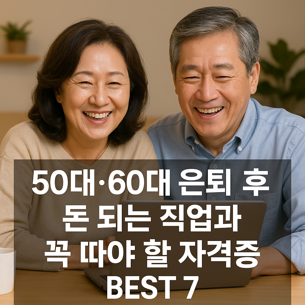 은퇴 후 돈 되는 직업과 자격증