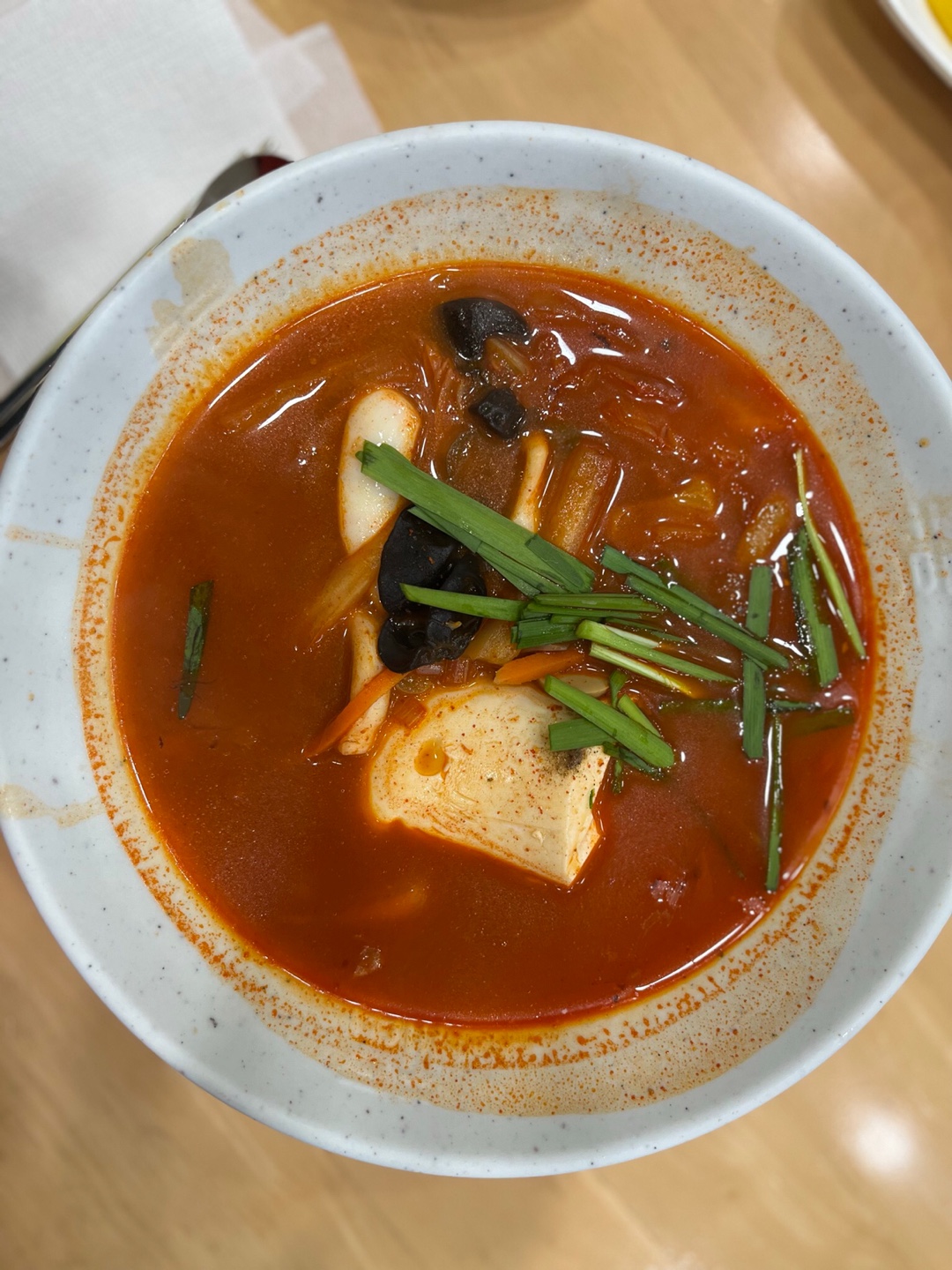 순두부짬뽕밥