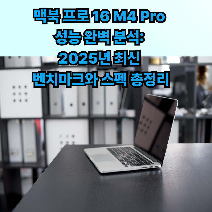 맥북 프로- 16 M4 Pro -성능- 완벽 분석: 2025년 -최신- 벤치마크와 -스펙- 총정리