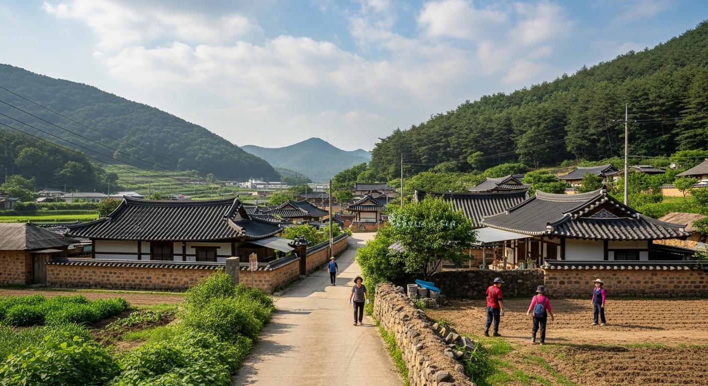 황해북도 개성시 동흥동 옛이름 팔자동리