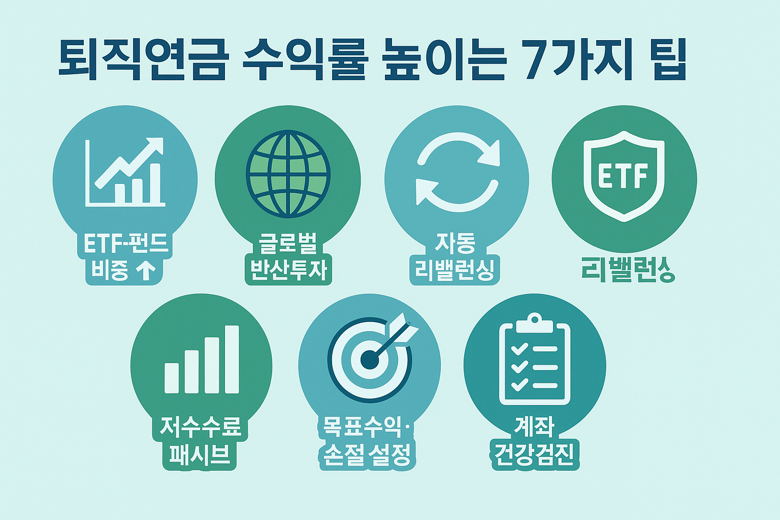 퇴직연금 수익률 키우는 7비법