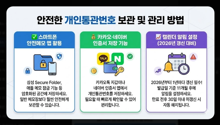 유니패스 개인통관번호 재발급