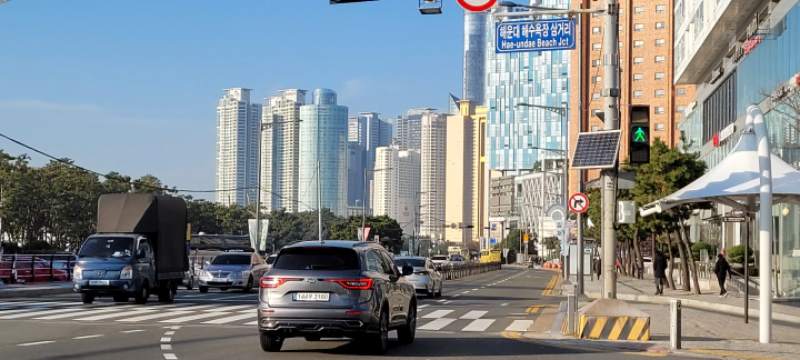 해운대 산책 신라스테이 to 벡스코. 해운대 해변로