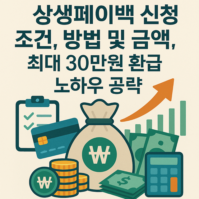 상생페이백 신청 조건, 방법 및 금액, 최대 30만원 환급 노하우 공략