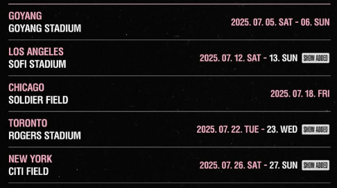 블랙핑크 콘서트