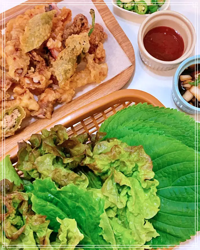 광주 1913 송정역시장 맛집 상추튀김