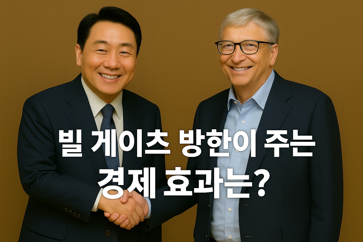 빌 게이츠 왜 왔지? 한국 경제에 주는 효과는? 관련된 사진