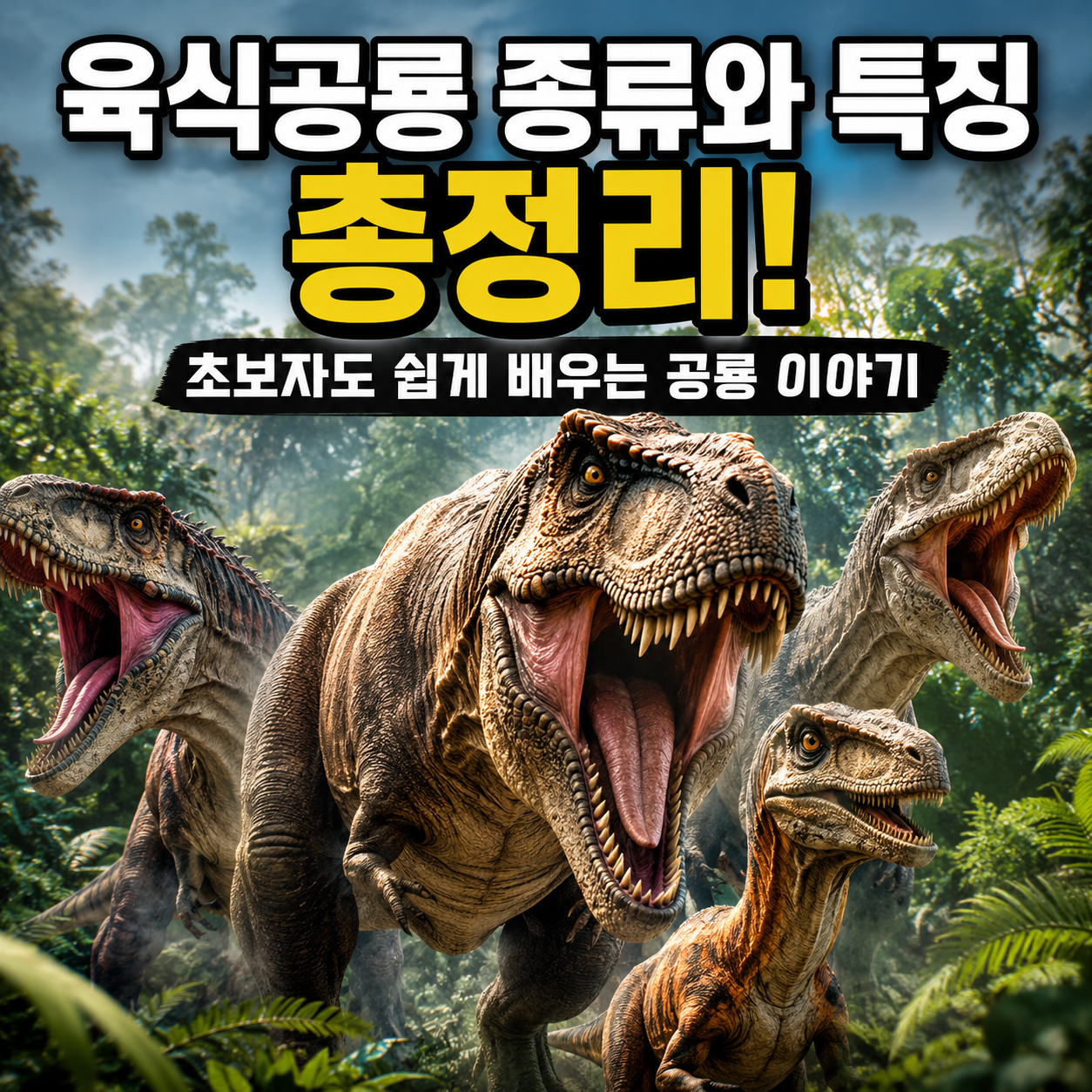 육식공룡 종류와 특징