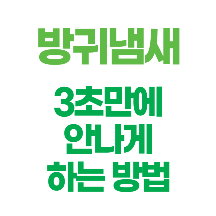 방귀냄새안나게하는방법