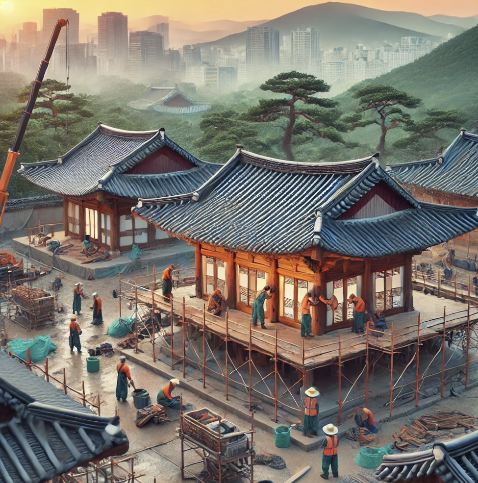 문화재 복원현장