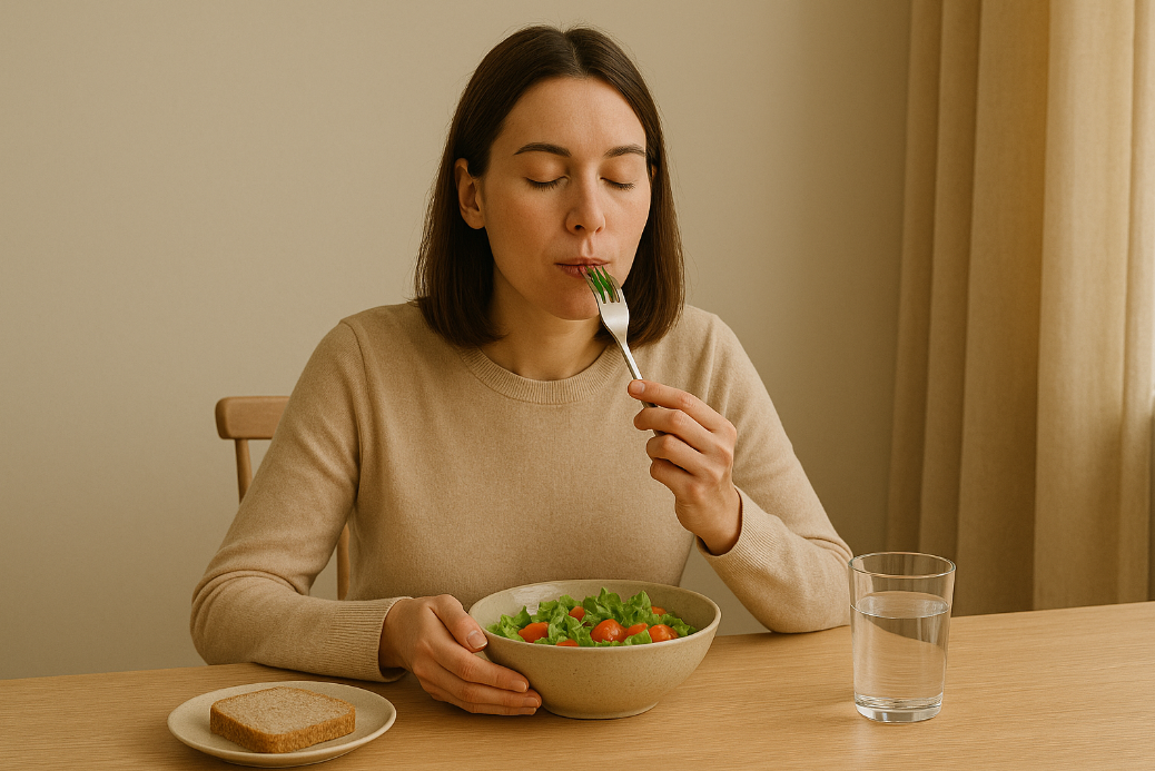 음식을 느리게 먹으며 삶의 속도도 늦추는 연습