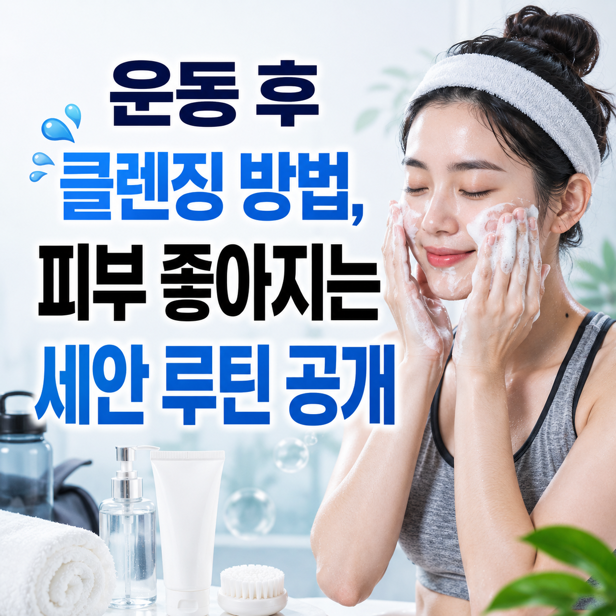 운동 후 클렌징 방법
