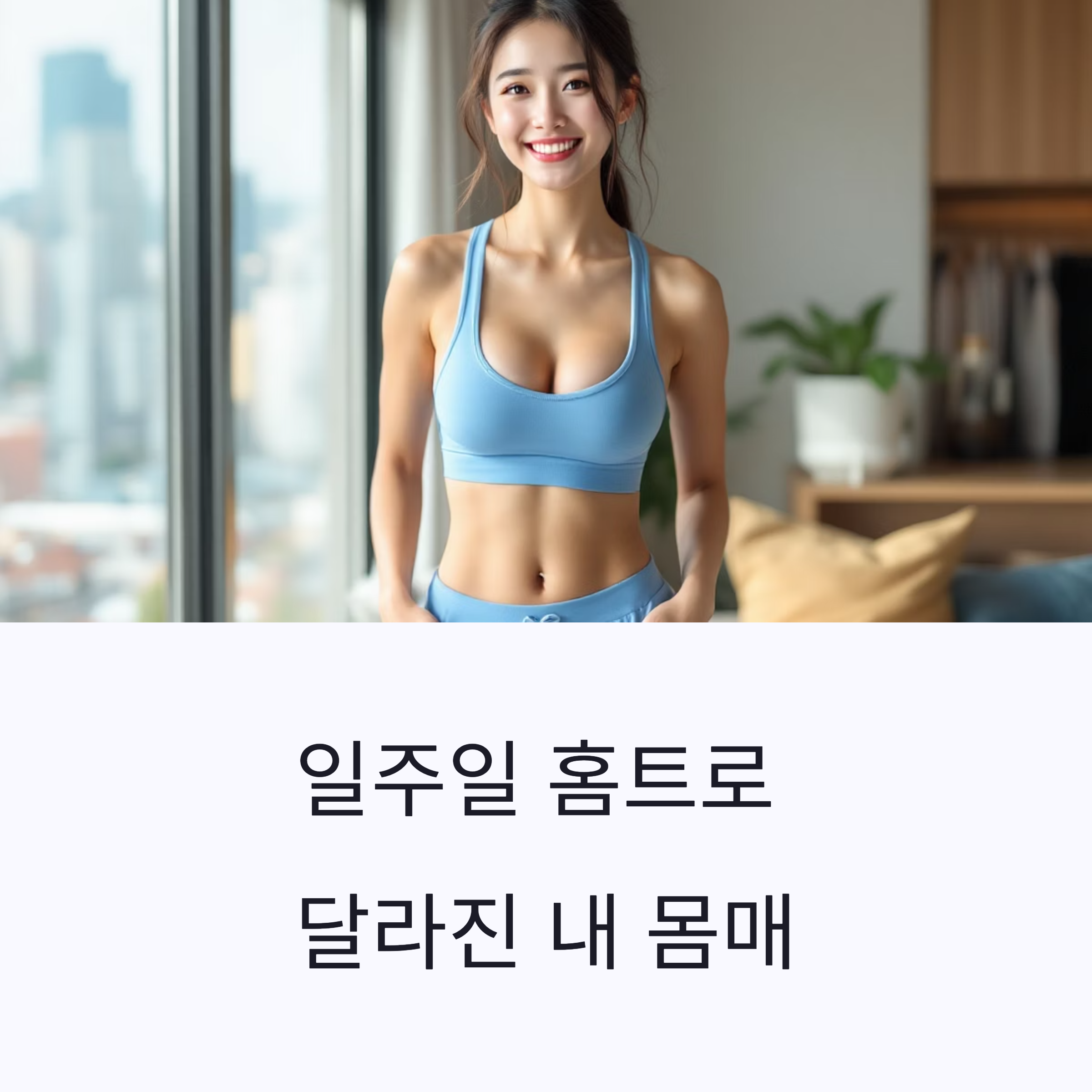 '뱃살 사라져라!' 홈트 일주일 도전, 놀라운 변화에 깜짝!