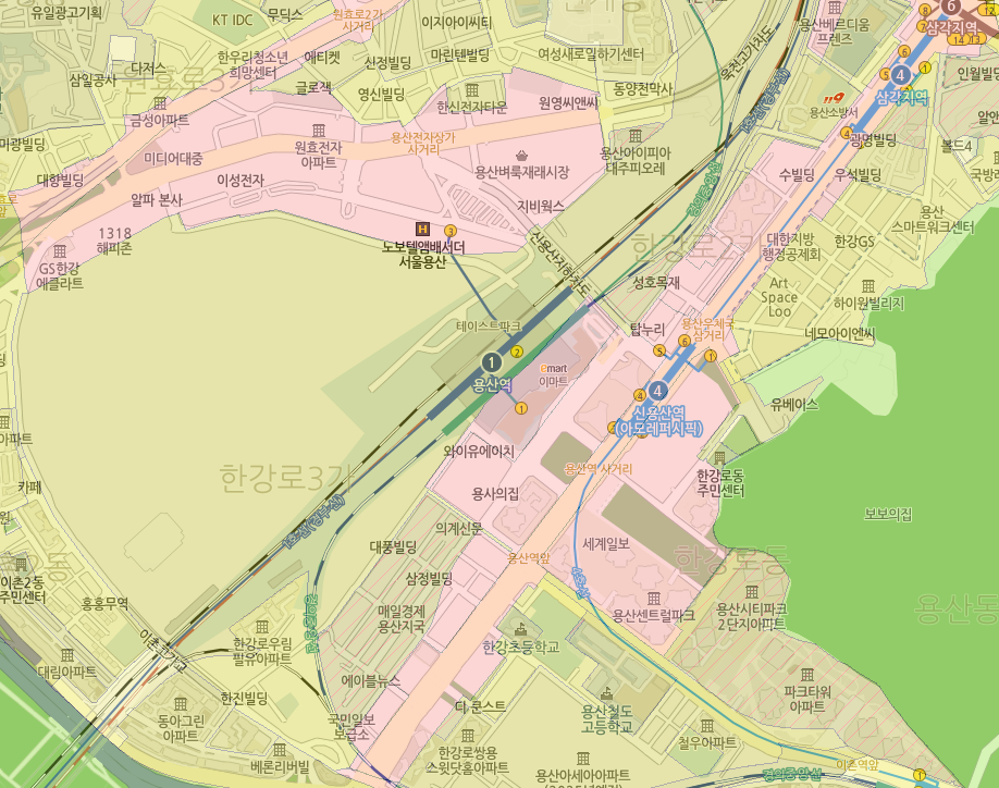 용산구 상업지역