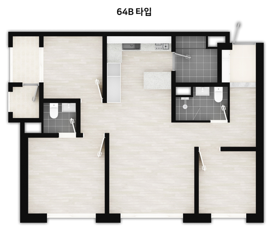 의정부 리버카운티 평면도